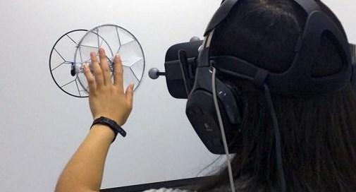 研究人员为无需穿戴设备的VR触觉反馈提供解决方案