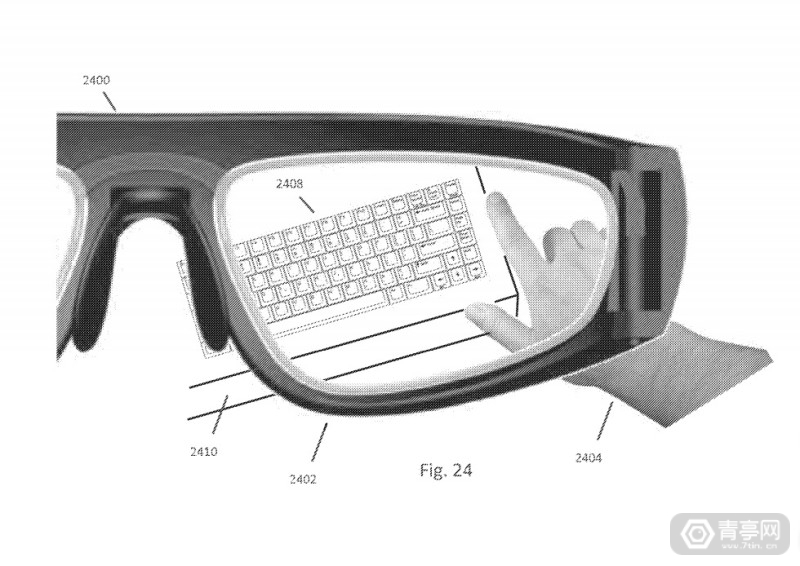 微软新专利透露一款眼镜大小“HoloLens”