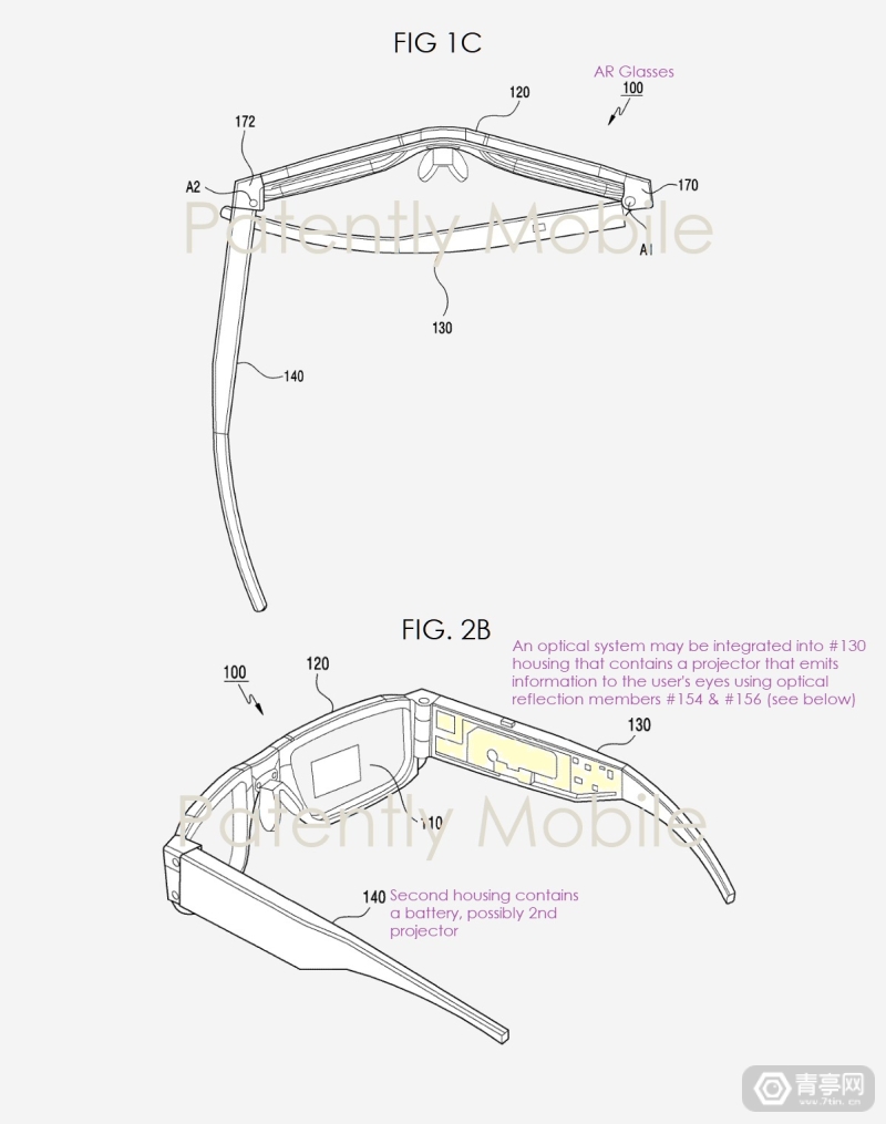 三星AR眼镜专利公开：采用光波导、镜腿可折叠